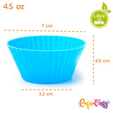 Molde Silicona Cupcakes, Muffins x6