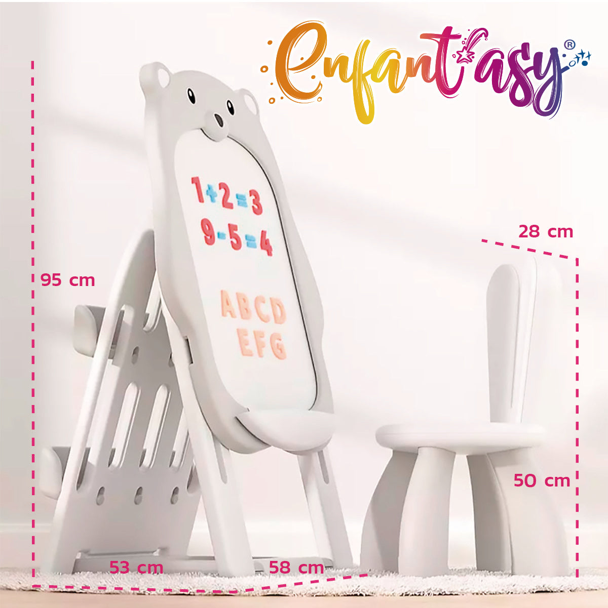 Tablero 2 en 1 con Silla