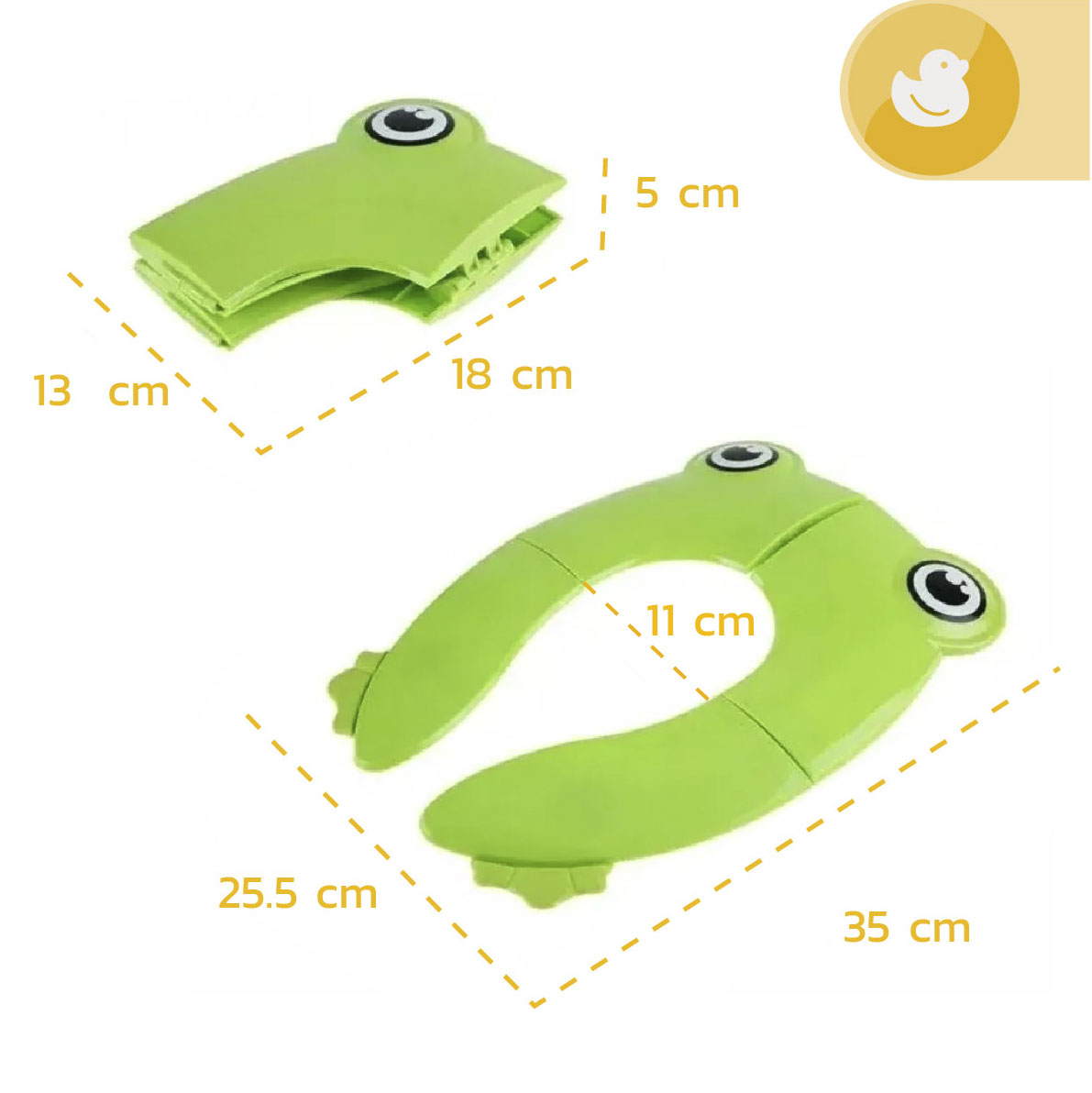 Reductor plegable de viaje para niños