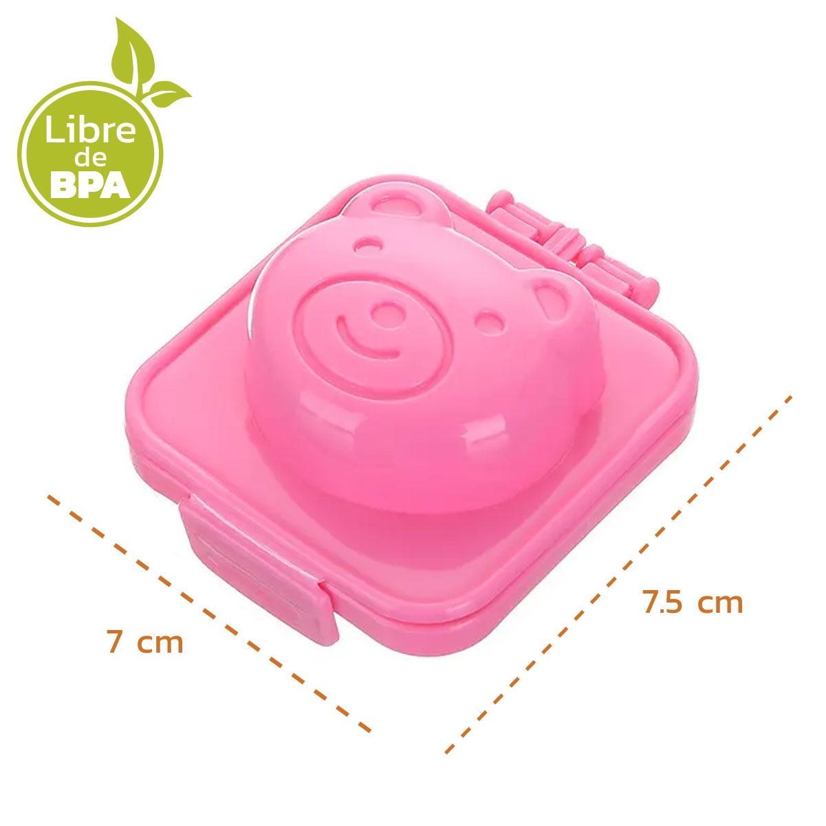 Moldes Plásticos para Huevos / Arroz Pack X 6