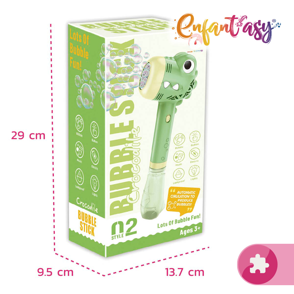 Pistola de burbujas para Niños