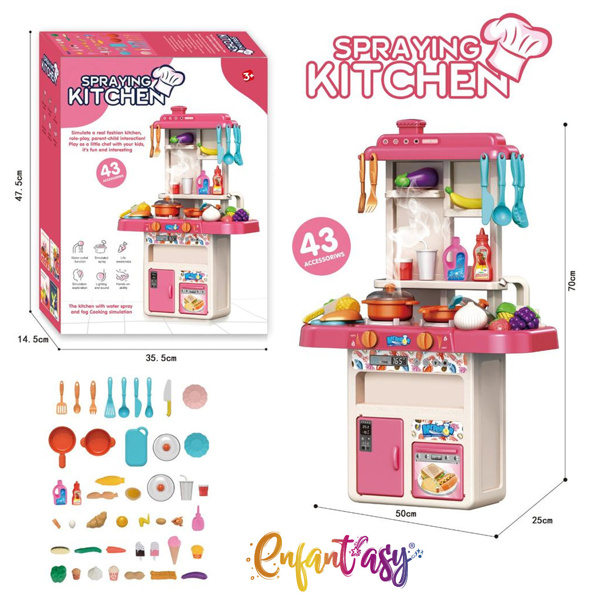 Cocina Didáctica con accesorios