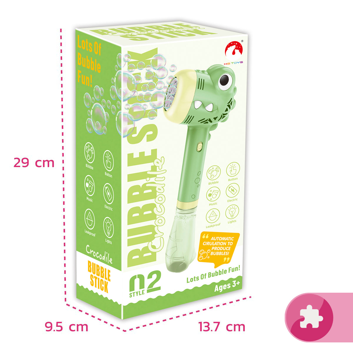 Pistola de burbujas para Niños