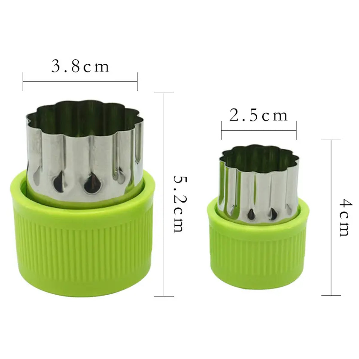 Kit Molde Cortador de Fruta Verdura 9 Figuras