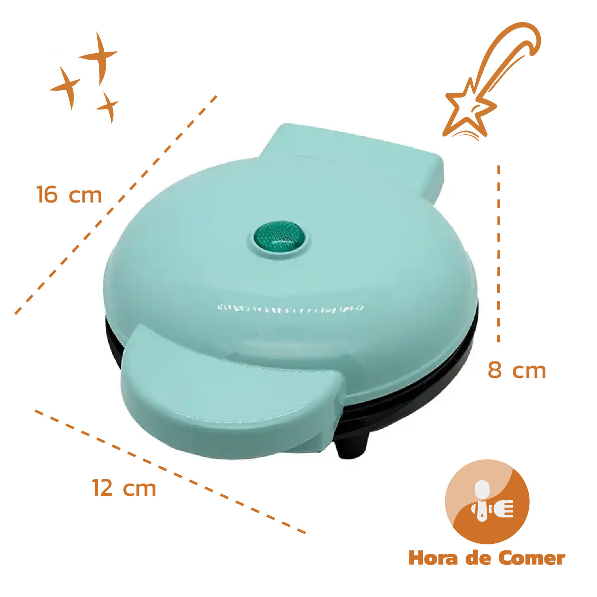 Mini Waflera de Corazón