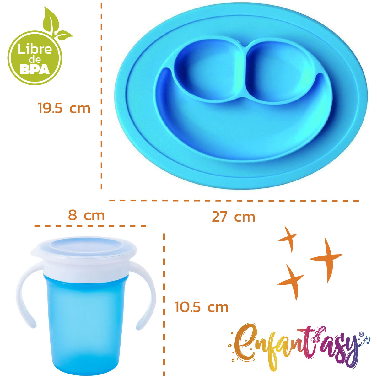 Plato en Silicona Llano