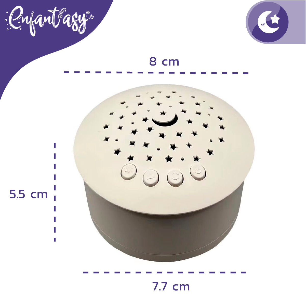 Lampara Proyectora para Dormir con Ruido blanco