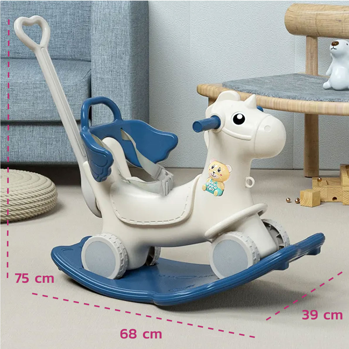 Caballito Balancín 3 en 1