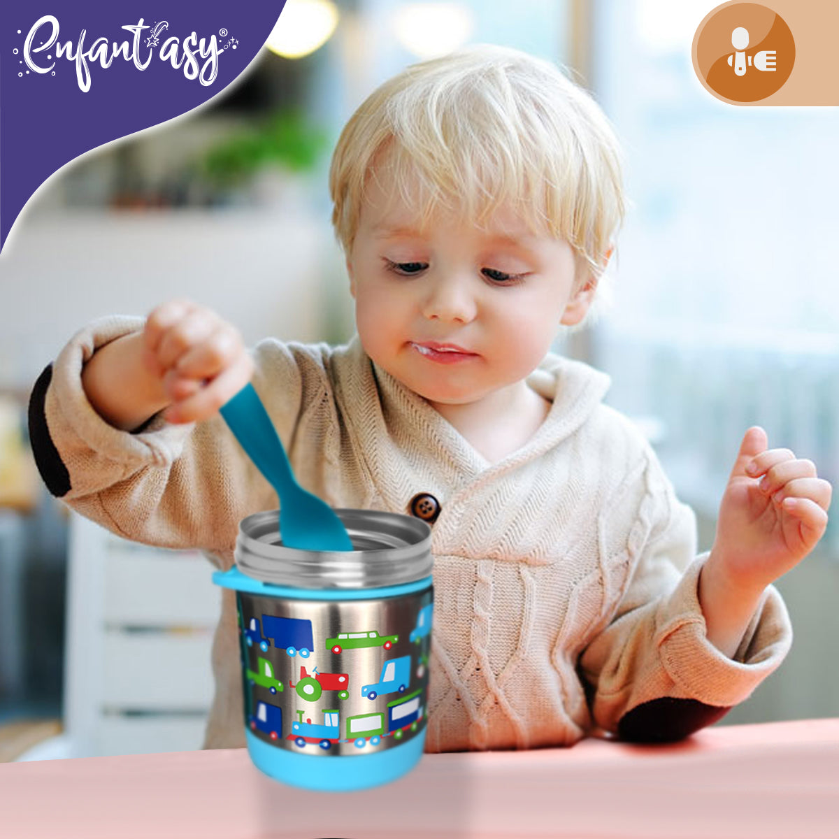 Termo Térmico con Cubierto