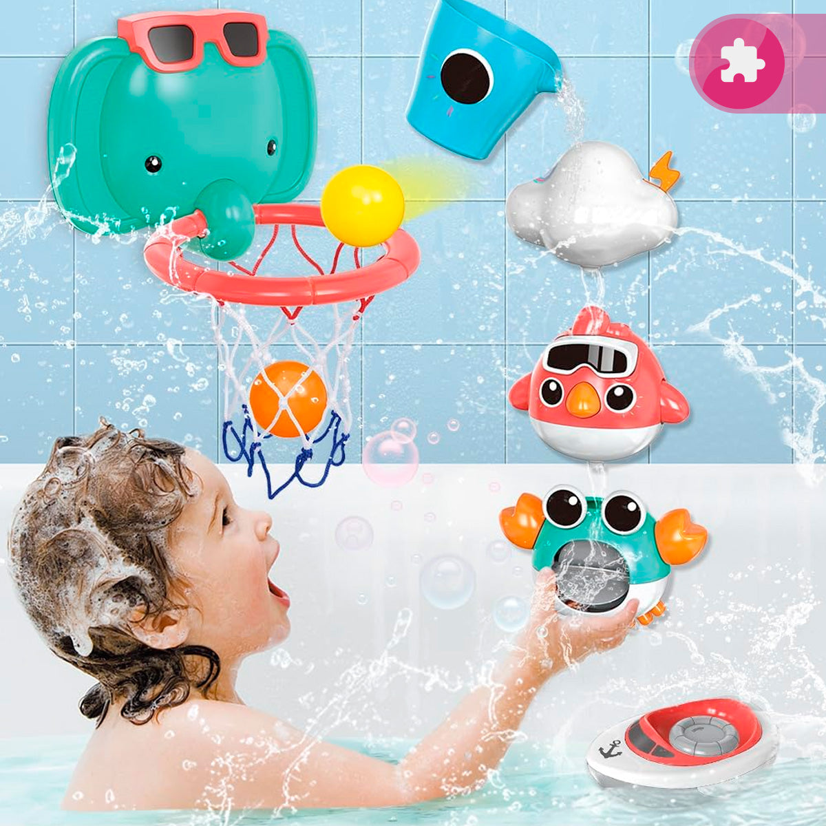 Set Juguetes de Baño