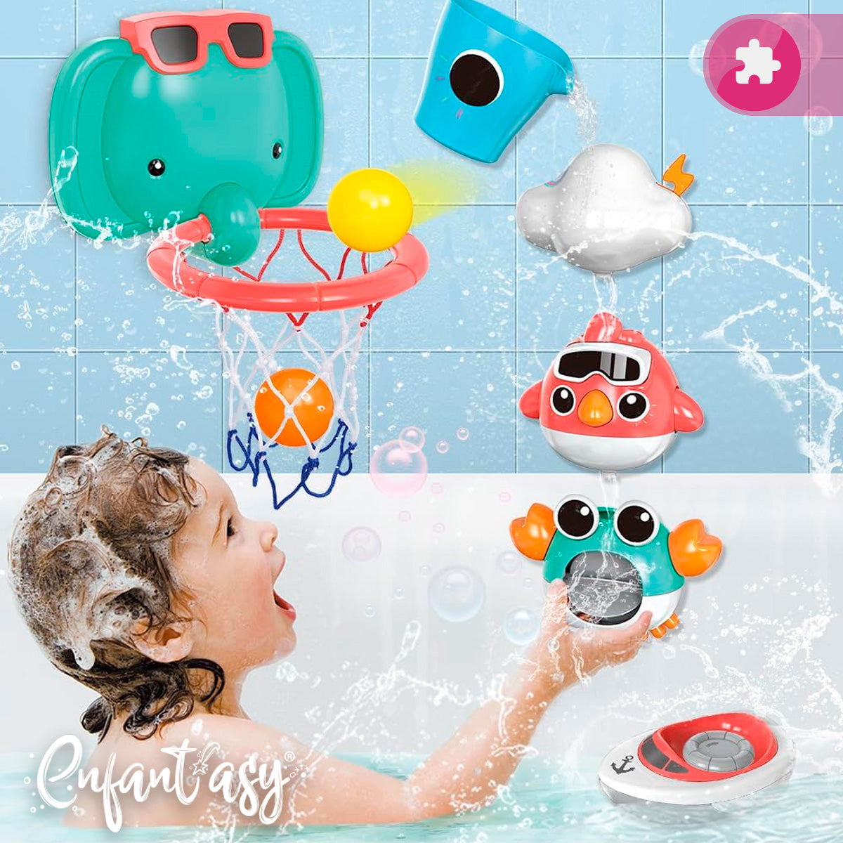 Set Juguetes de Baño