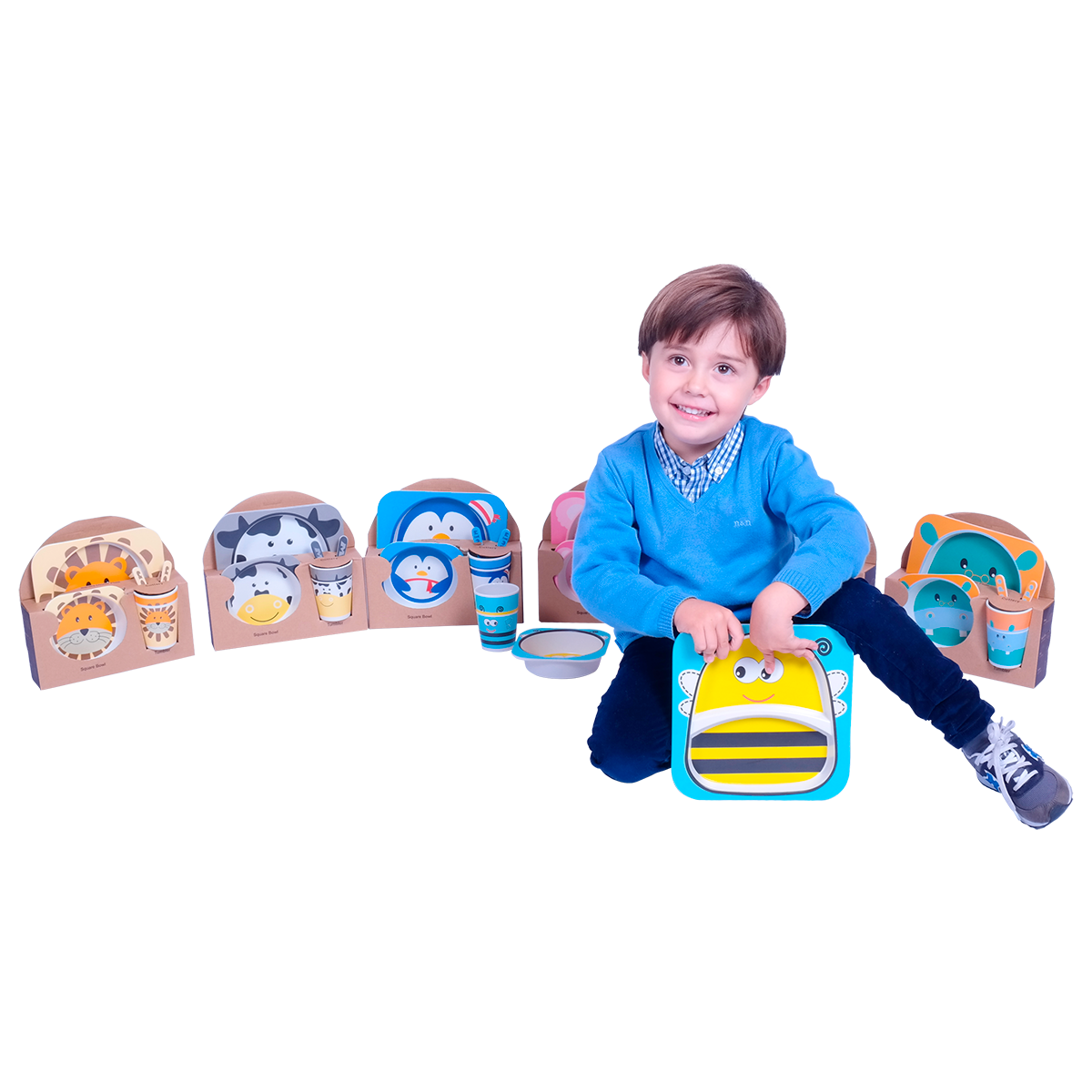 Set Vajilla en Bambú