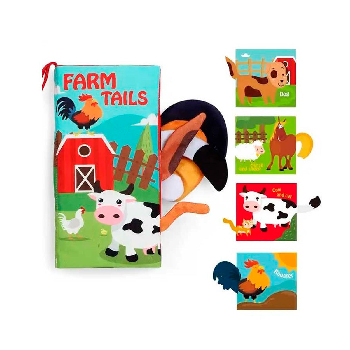 Libro de tela con textura