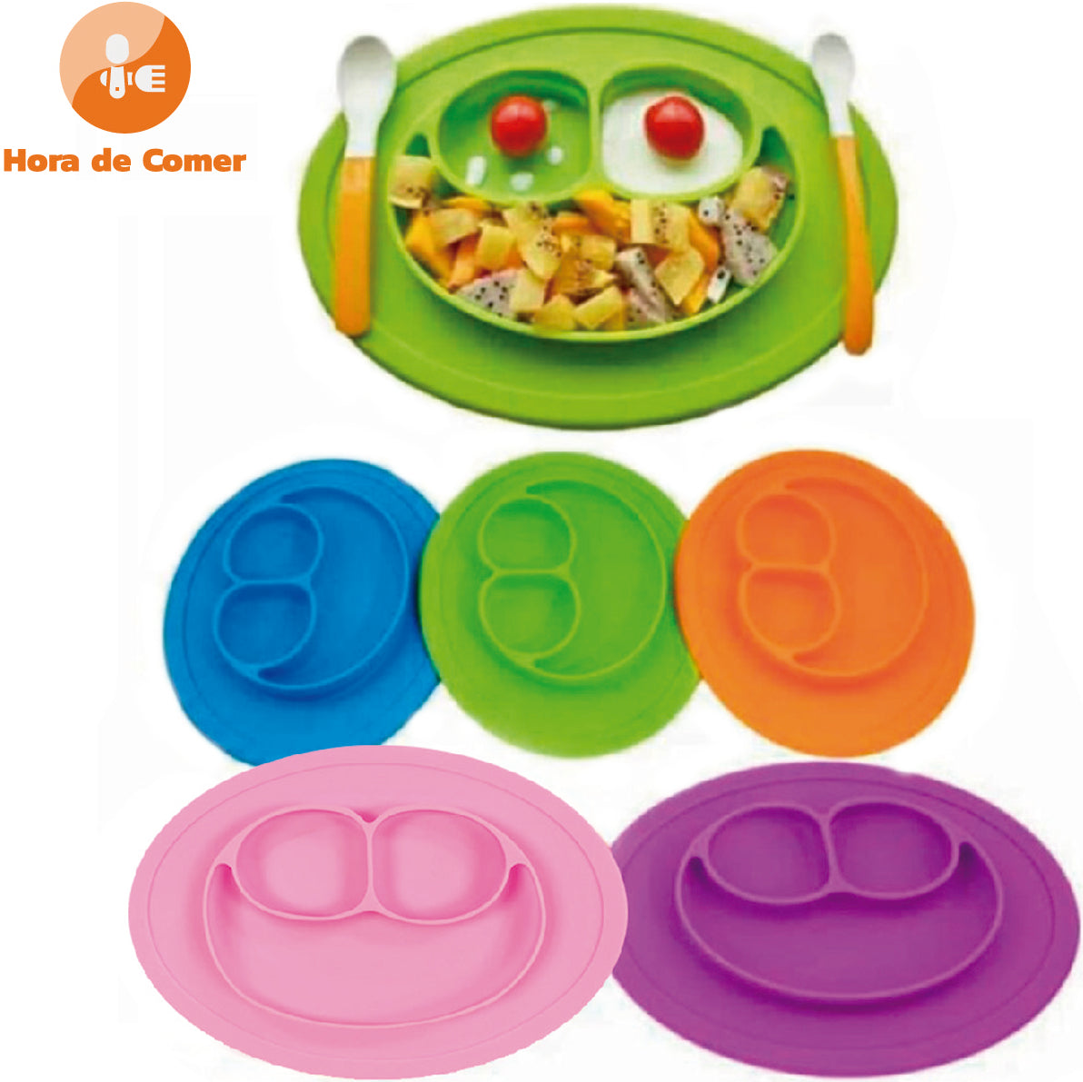 Plato en Silicona Llano