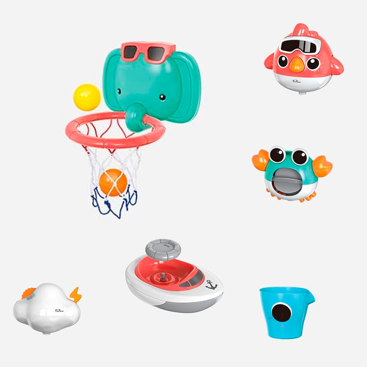 Set Juguetes de Baño