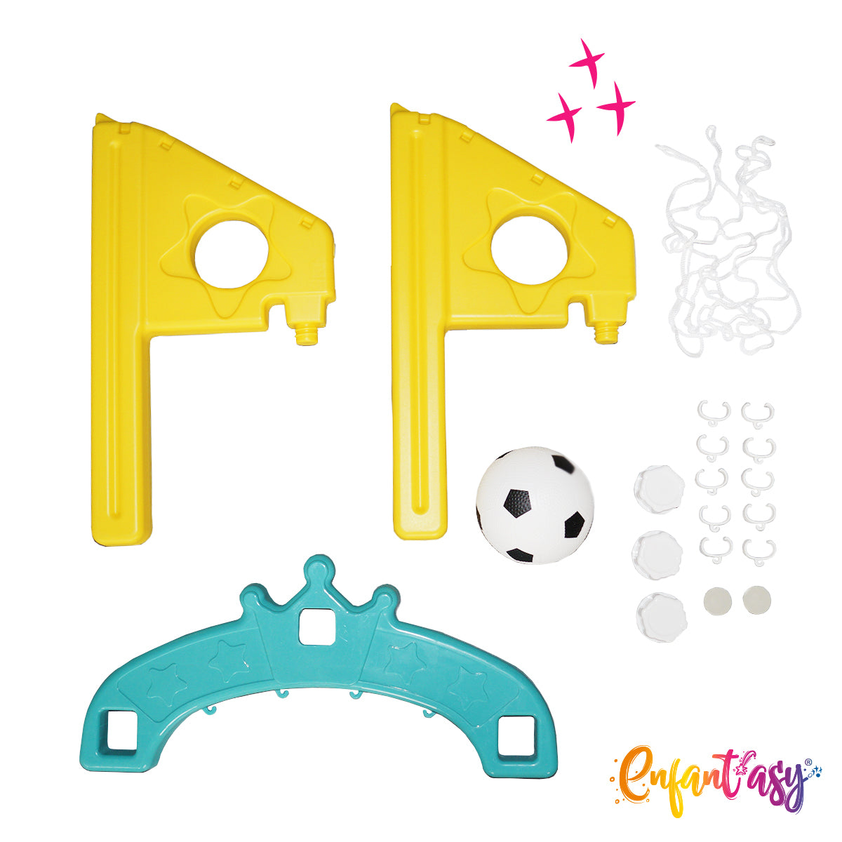 Cancha de Baloncesto y Fútbol 3 en 1