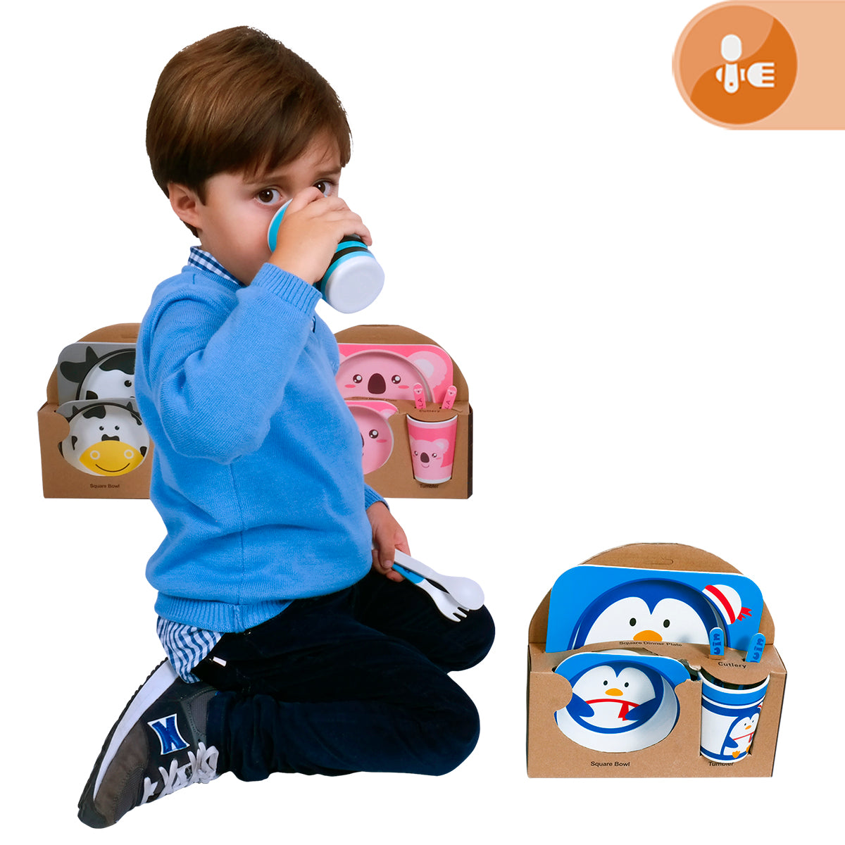 Set Vajilla en Bambú