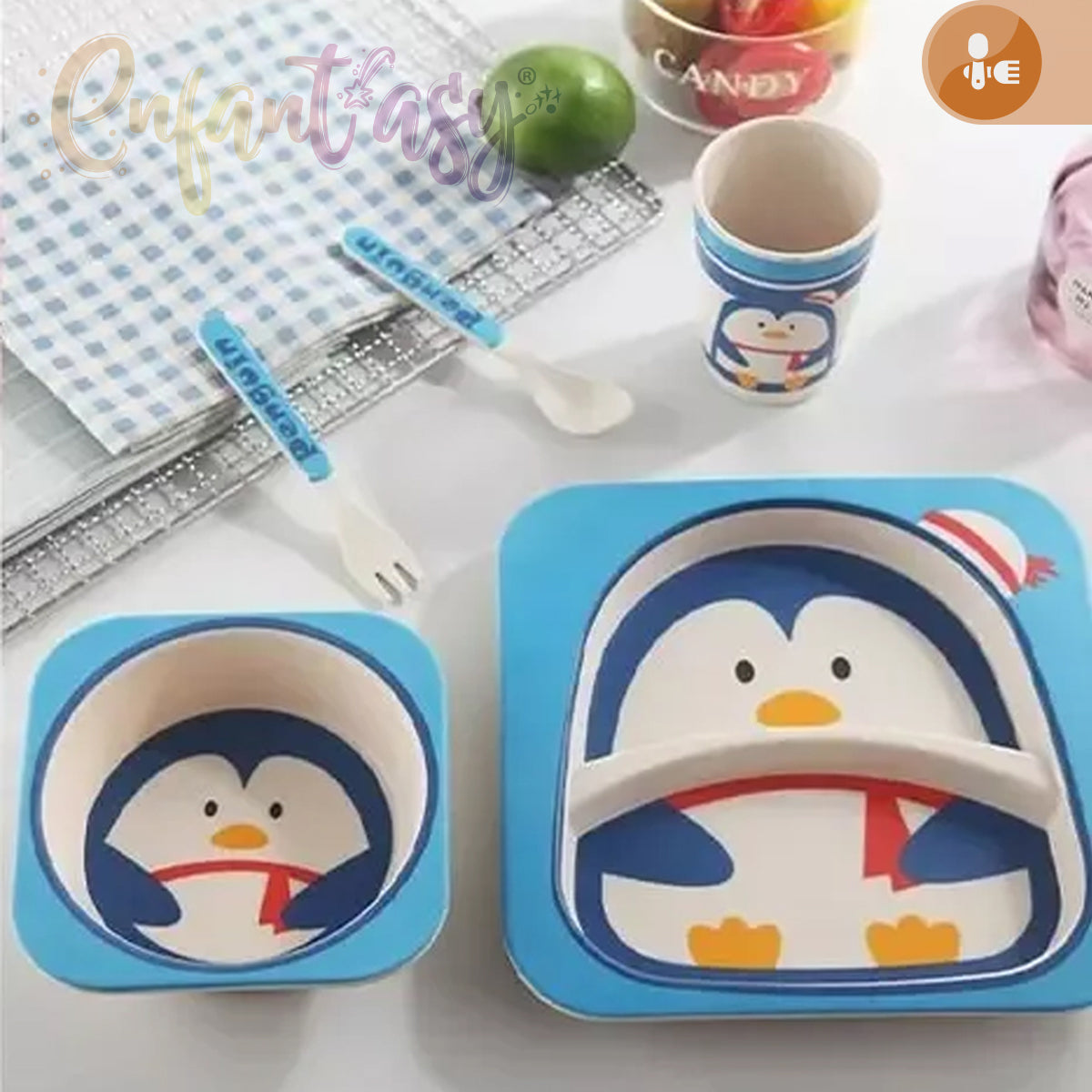 Set Vajilla en Bambú