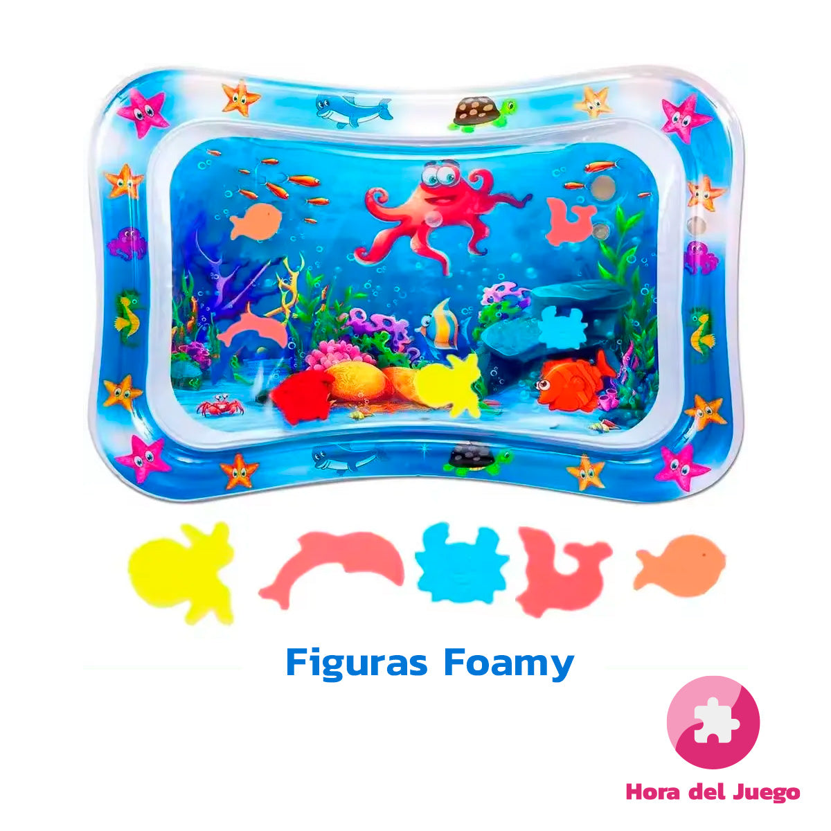 Tapete de estimulación con agua