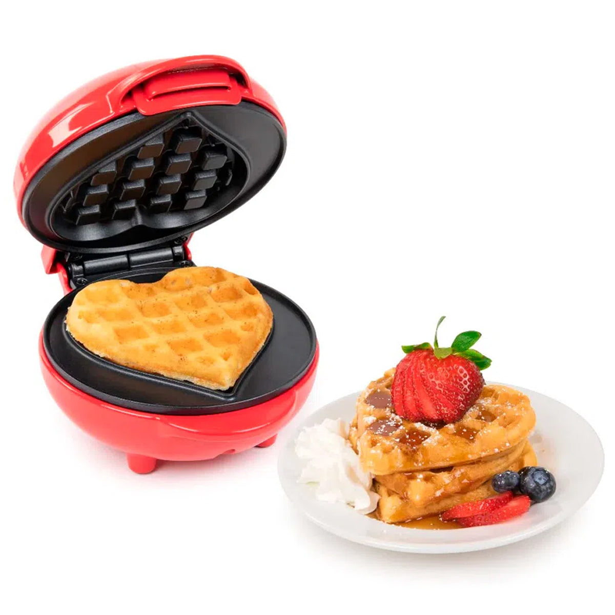 Mini Waflera de Corazón