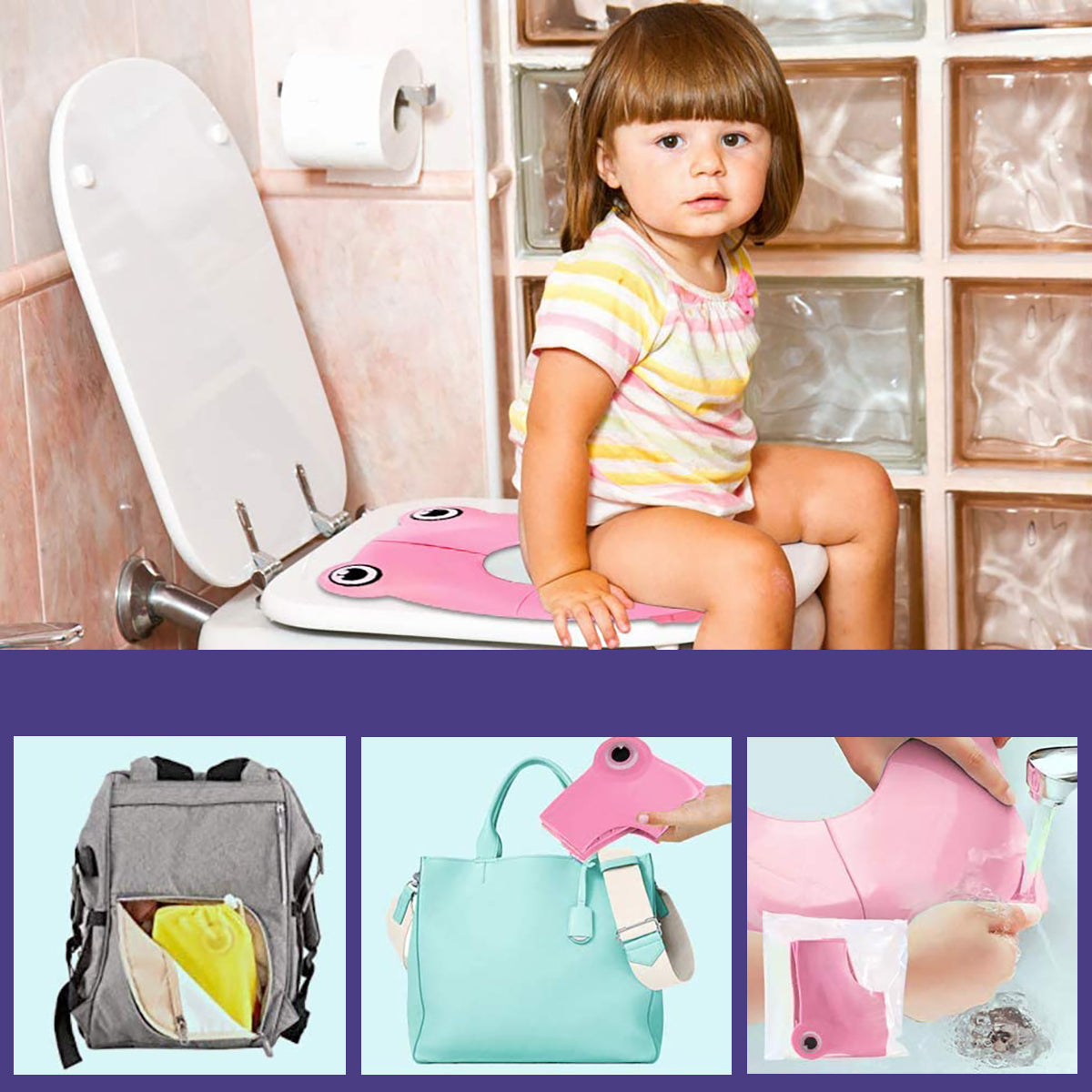 Reductor plegable de viaje para niños