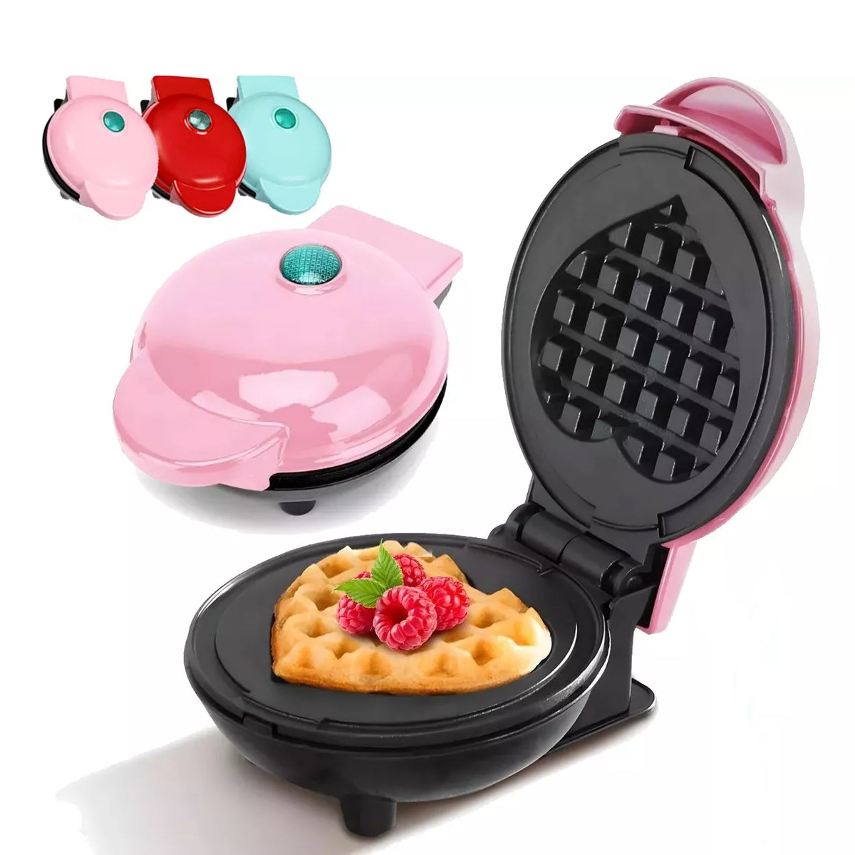 Mini Waflera de Corazón