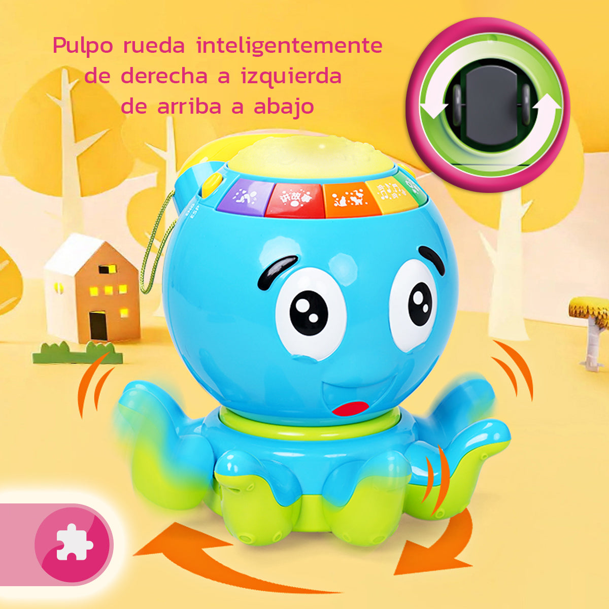 Pulpo Didáctico con Teléfono