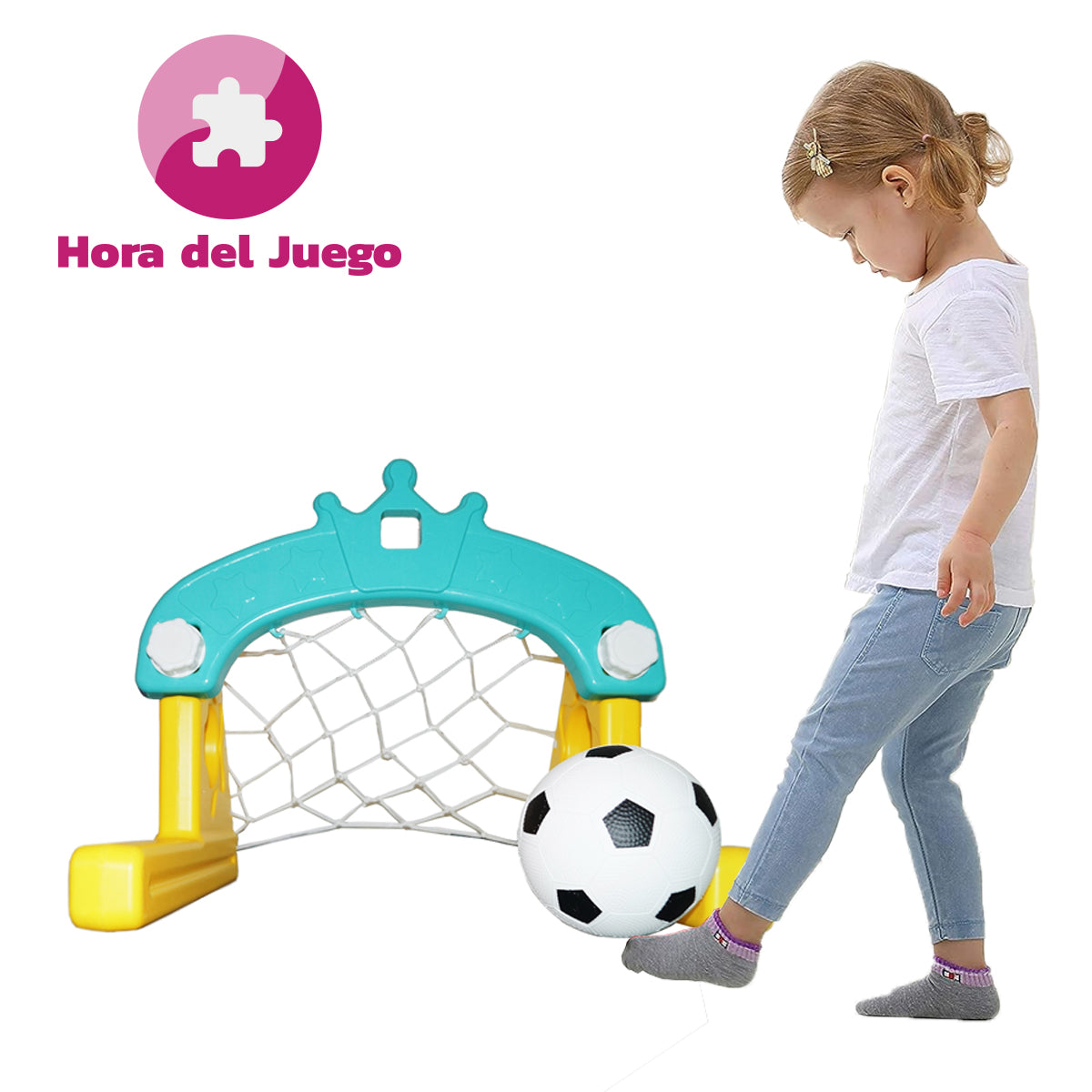 Cancha de Baloncesto y Fútbol 3 en 1