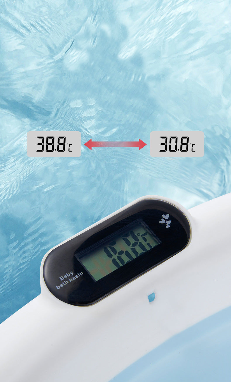 Tina plegable con termometro