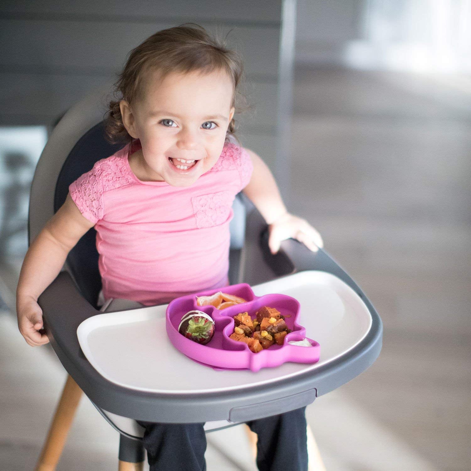 Plato en Silicona Unicornio