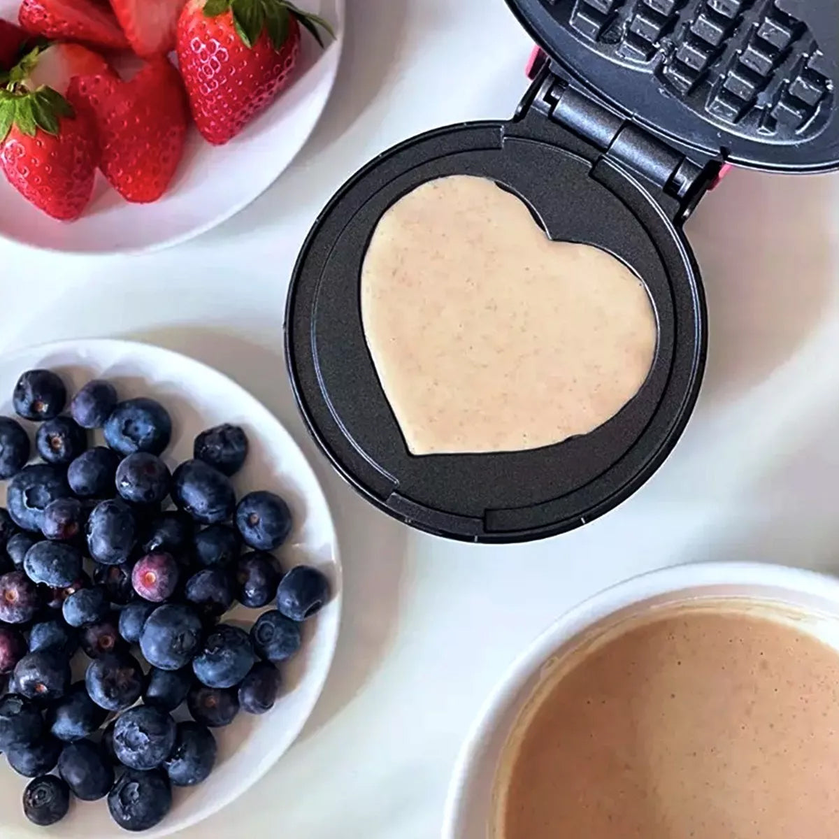 Mini Waflera de Corazón