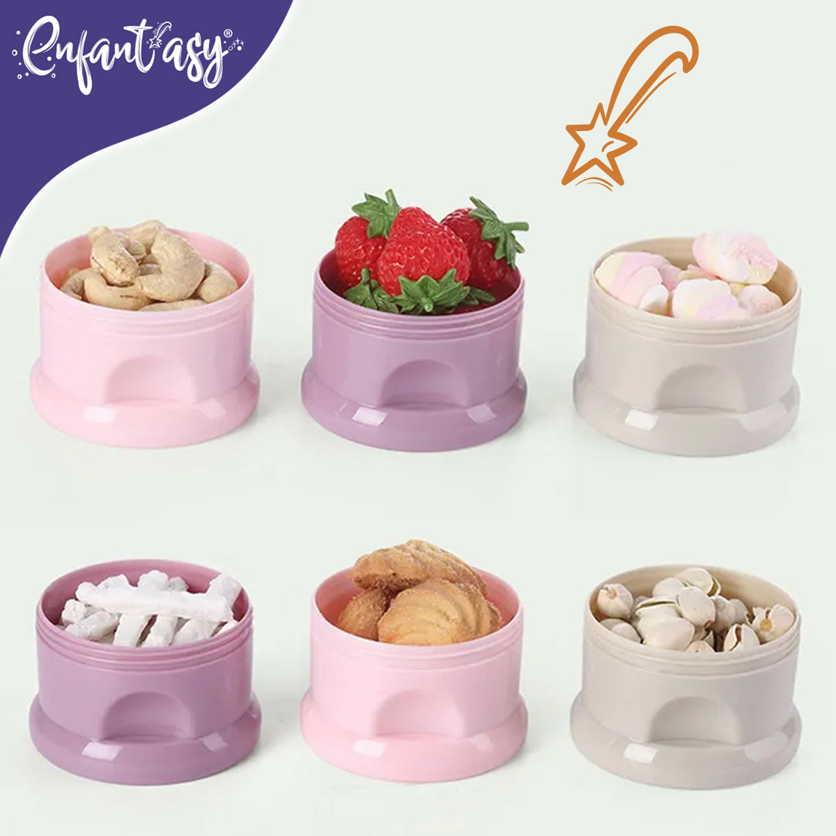 Dispensador Contenedor Porta Leche Fórmula Cereal