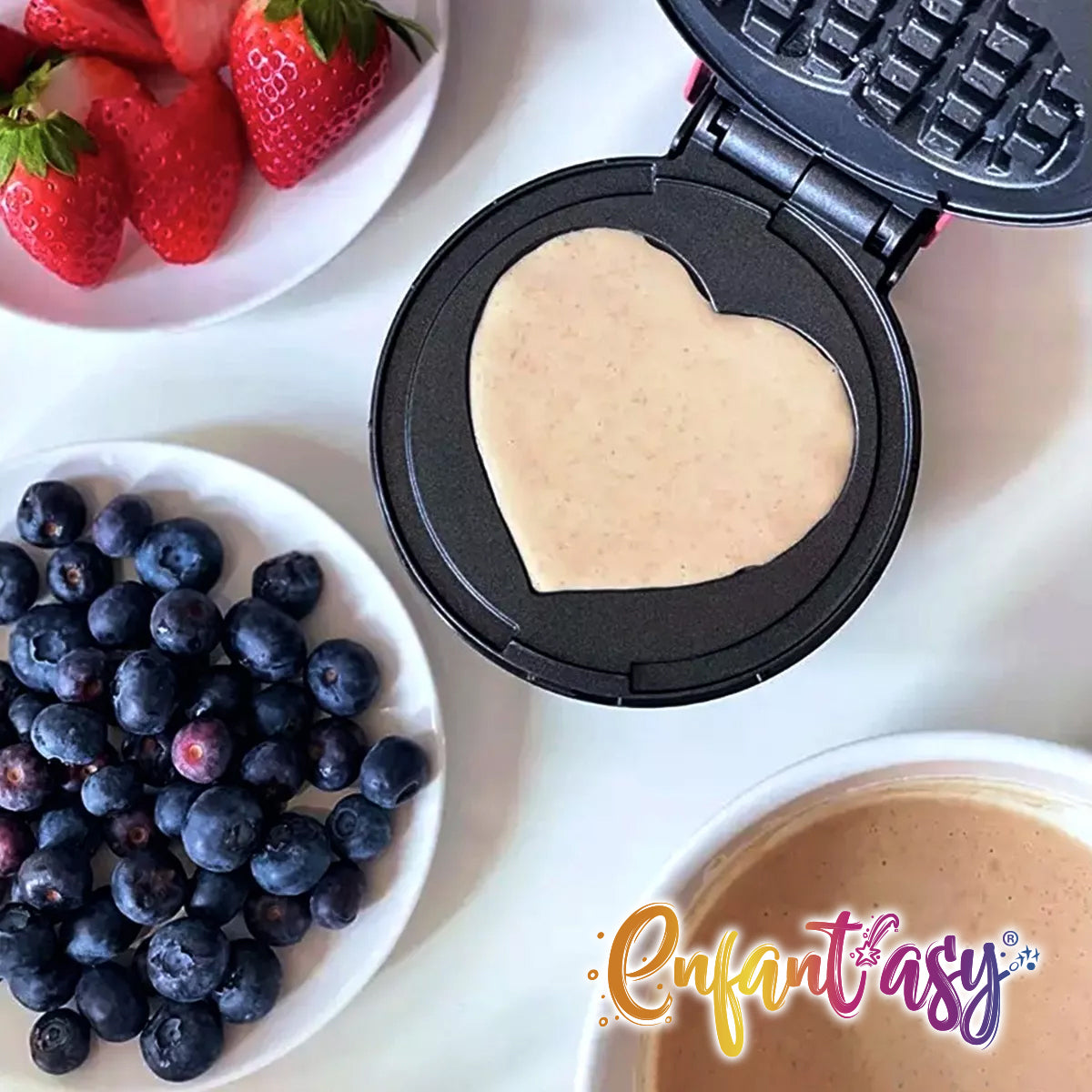 Mini Waflera de Corazón