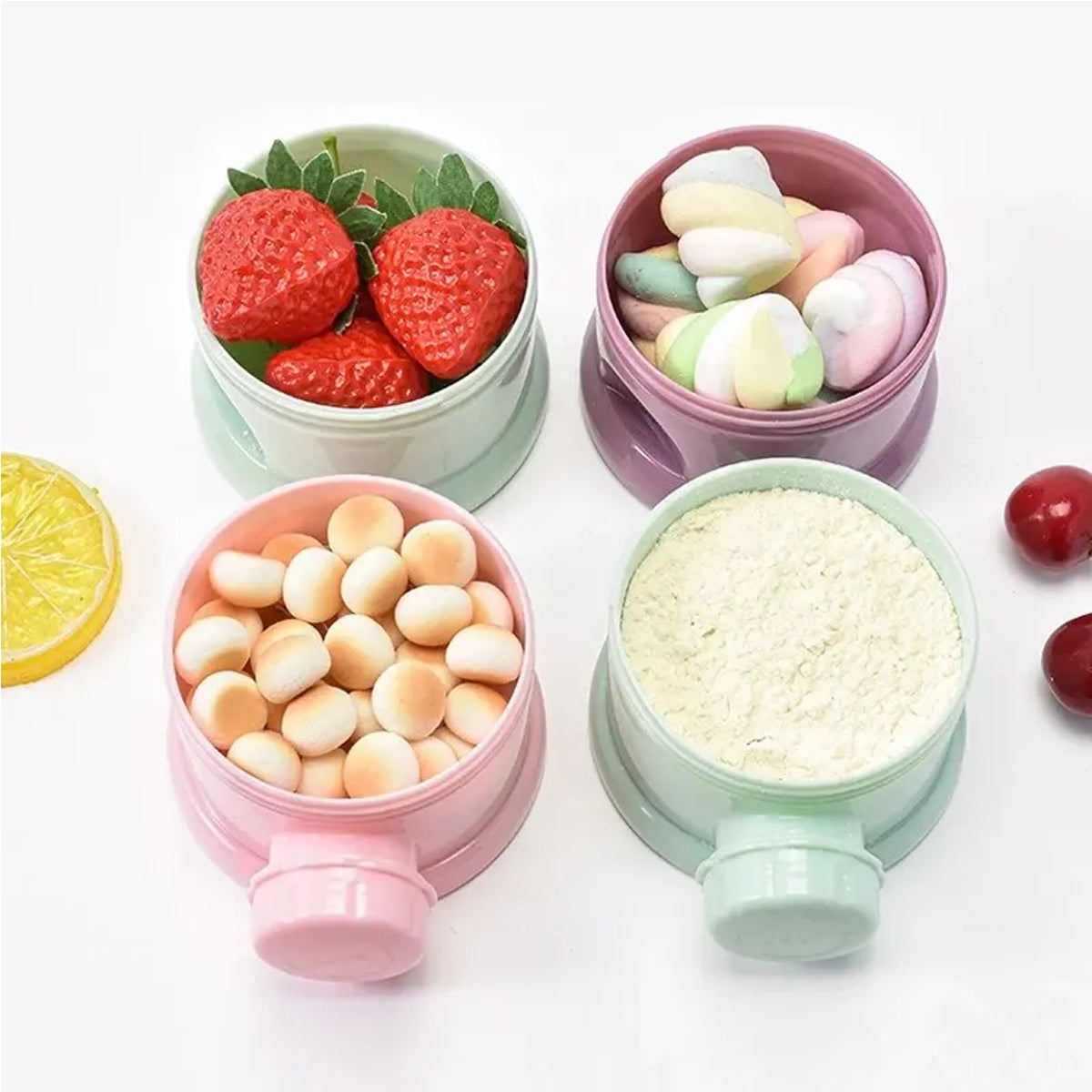 Dispensador Contenedor Porta Leche Fórmula Cereal