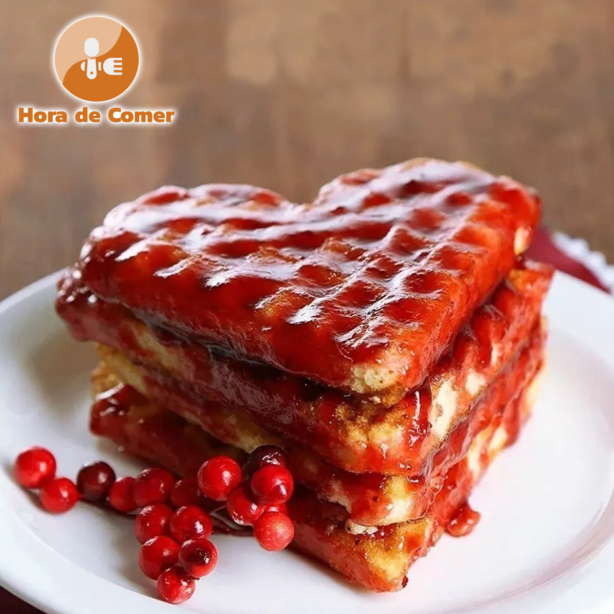 Mini Waflera de Corazón