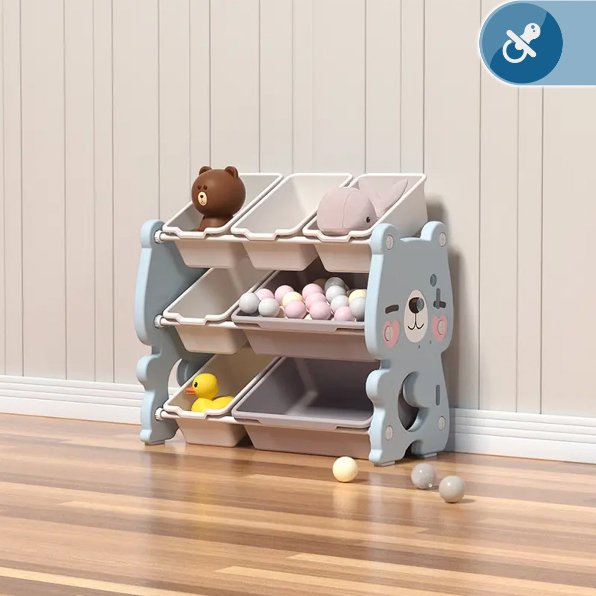 Organizador de Juguetes Multiuso 3 Niveles