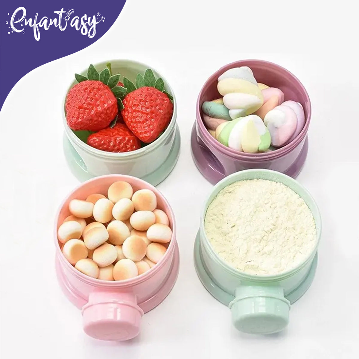 Dispensador Contenedor Porta Leche Fórmula Cereal