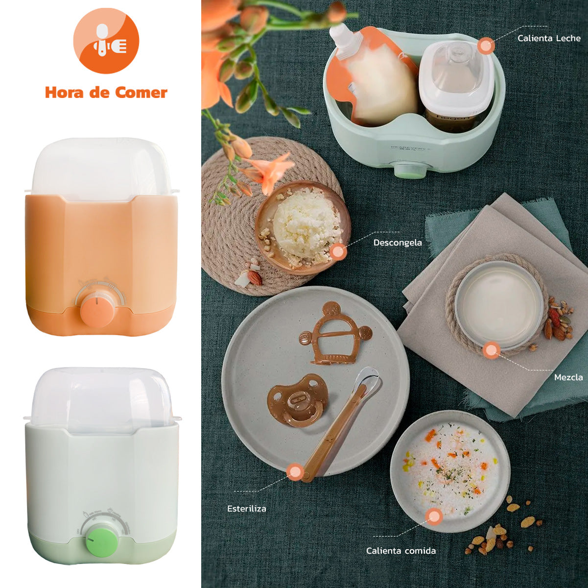 Esterilizador Calentador Biberones