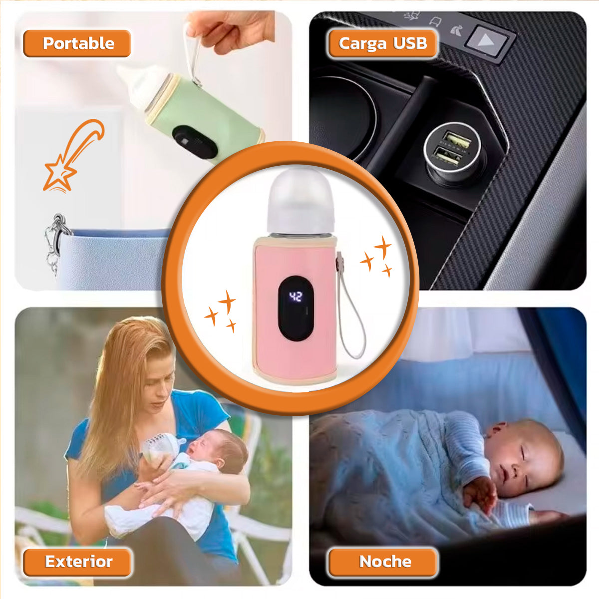 Funda térmica USB  para tetero