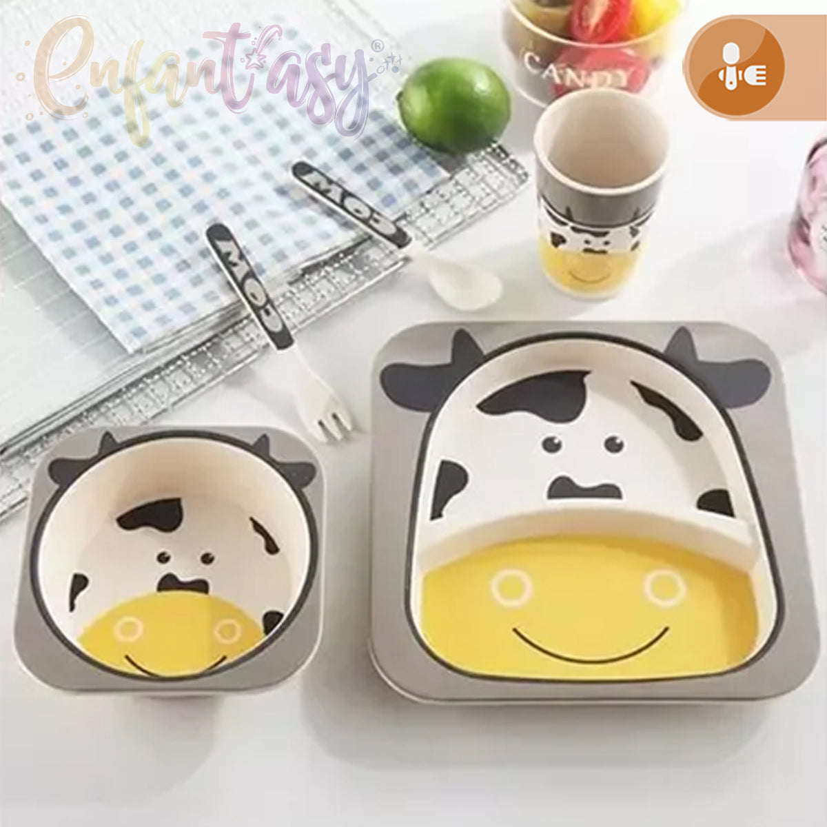 Set Vajilla en Bambú