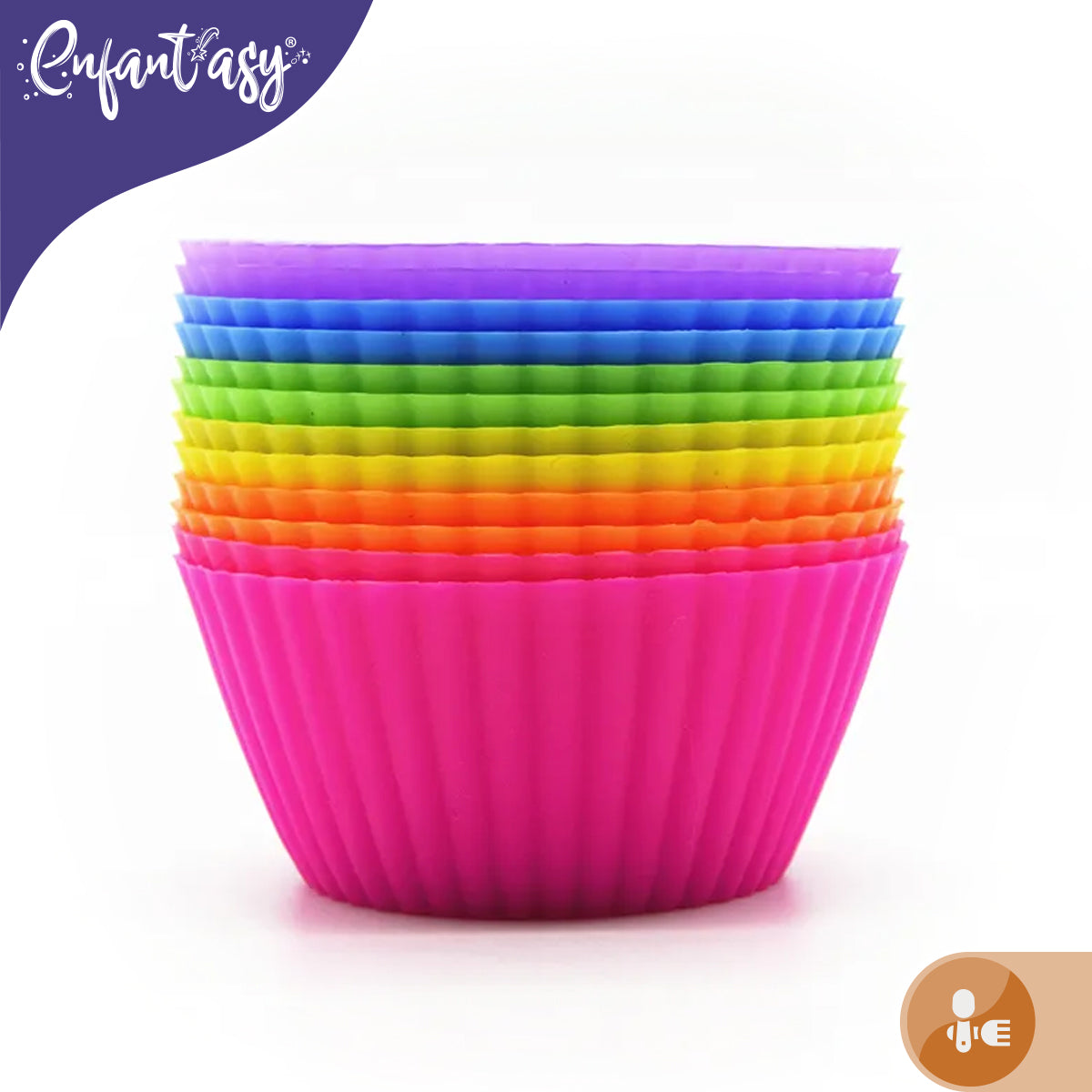 Molde Silicona Cupcakes, Muffins x6