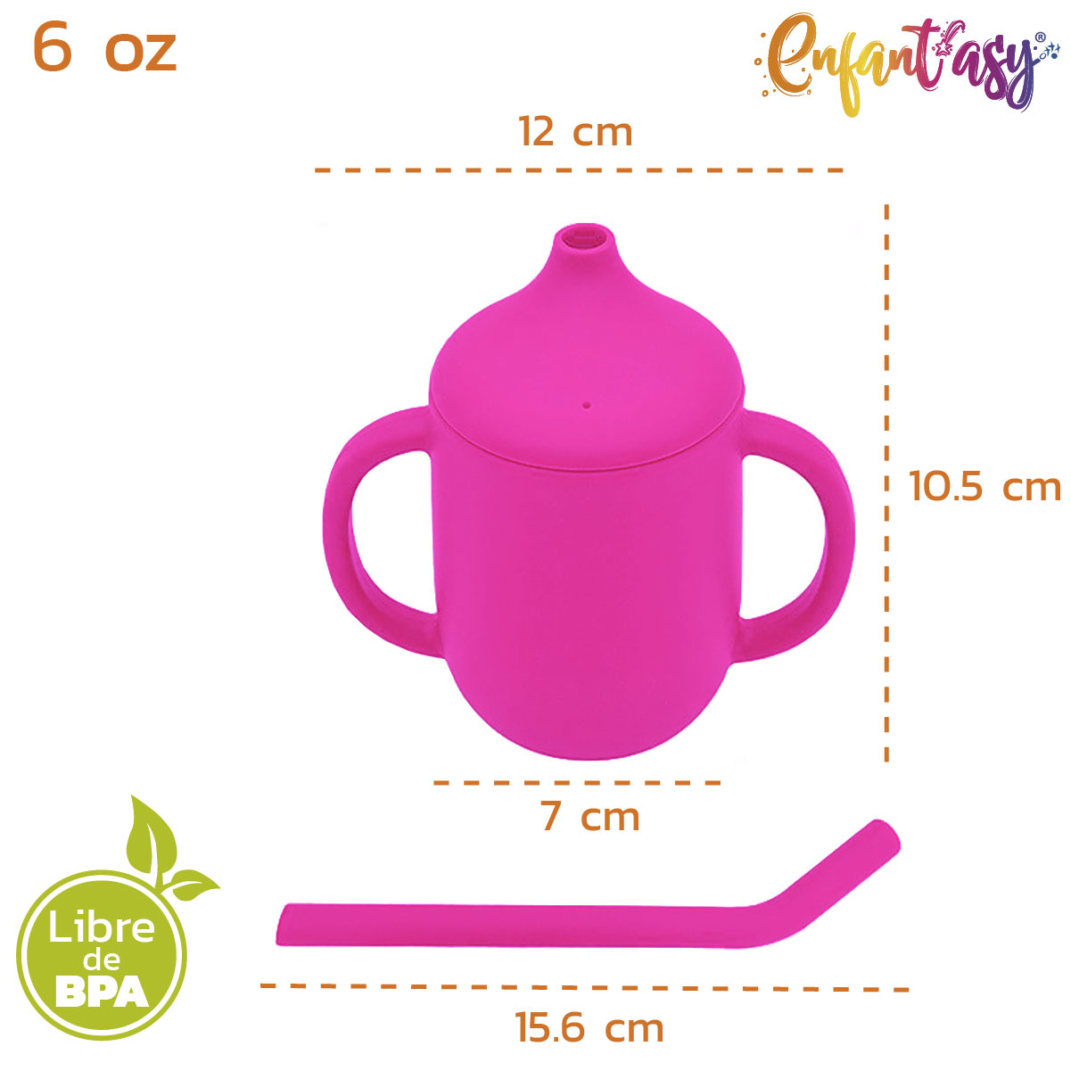 Vaso Pitillo Silicona