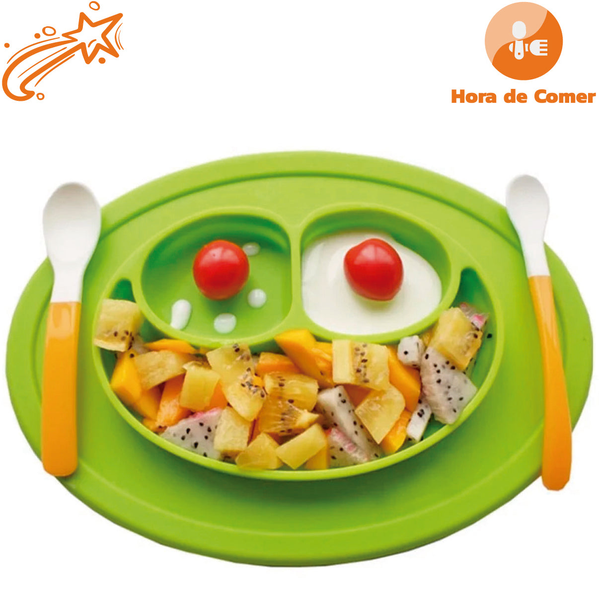 Plato en Silicona Llano