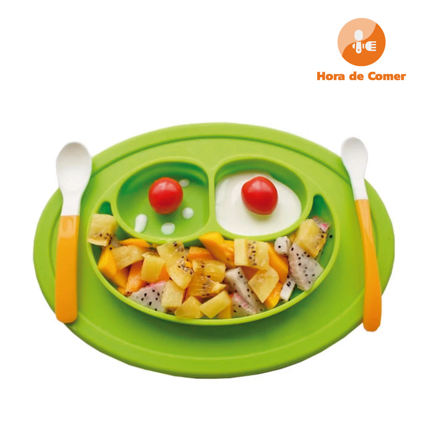 Combo Plato y vaso antiderrame