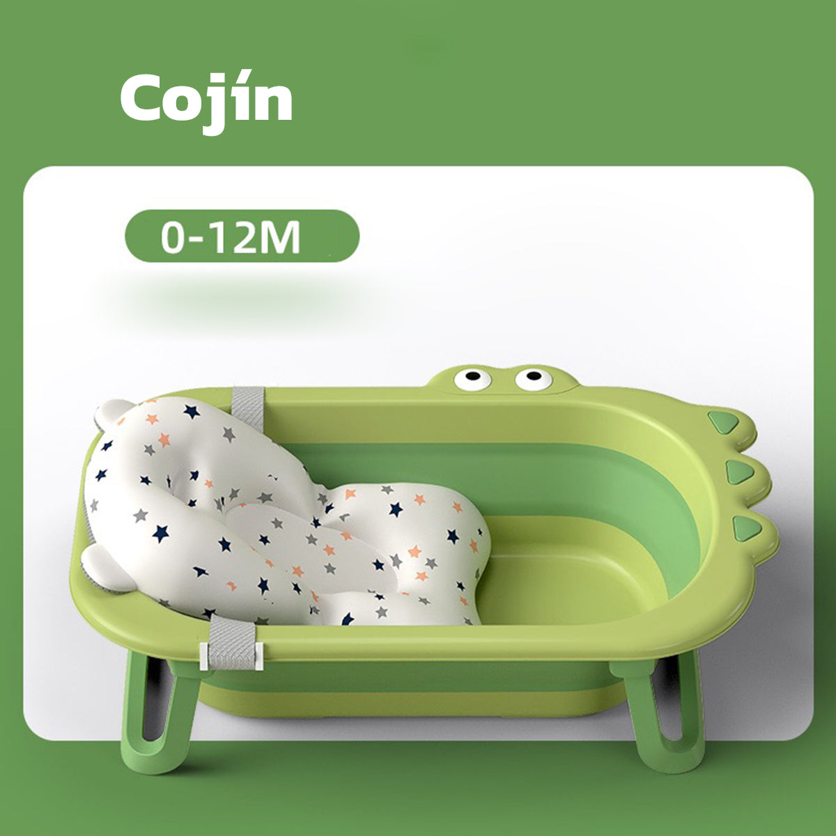 Tina Plegable con Almohada