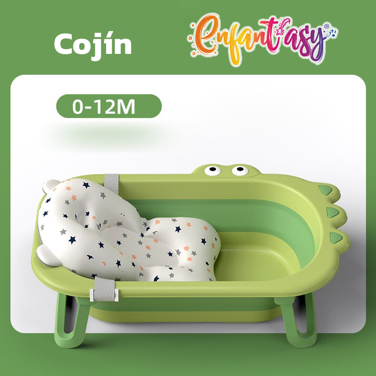 Tina Plegable con Almohada