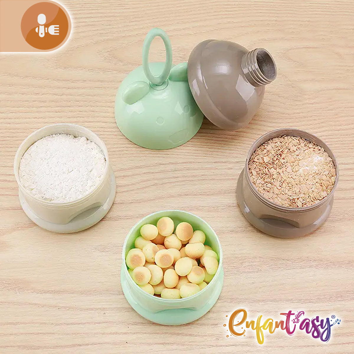 Dispensador Contenedor Porta Leche Fórmula Cereal