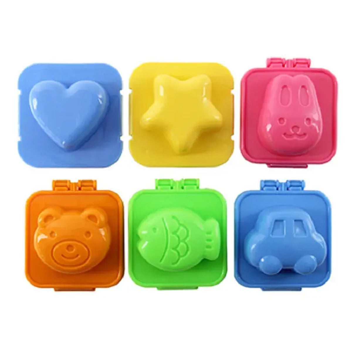 Moldes Plásticos para Huevos / Arroz Pack X 6