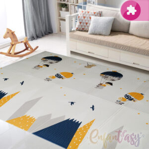 Tapete de Juego Plegable: Tapete de juego plegable para bebés y niños, Alfombra plegable para bebés y niños pequeños