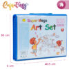 Set de Arte y Dibujo: Set de arte y dibujo para bebés y niños, Kit de dibujo y arte para niños pequeños y bebés